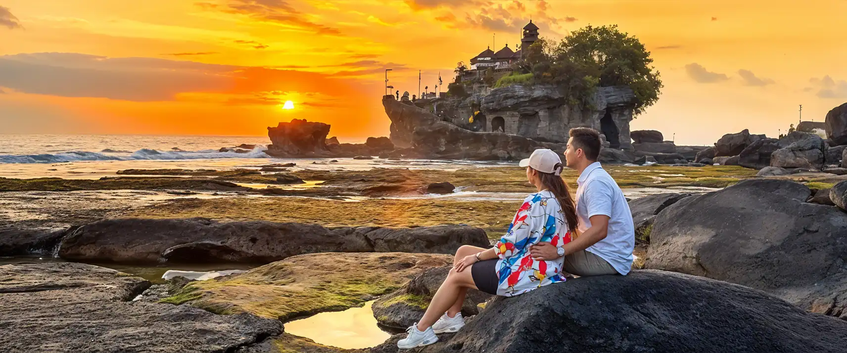 Sunrise at Tanah Lot