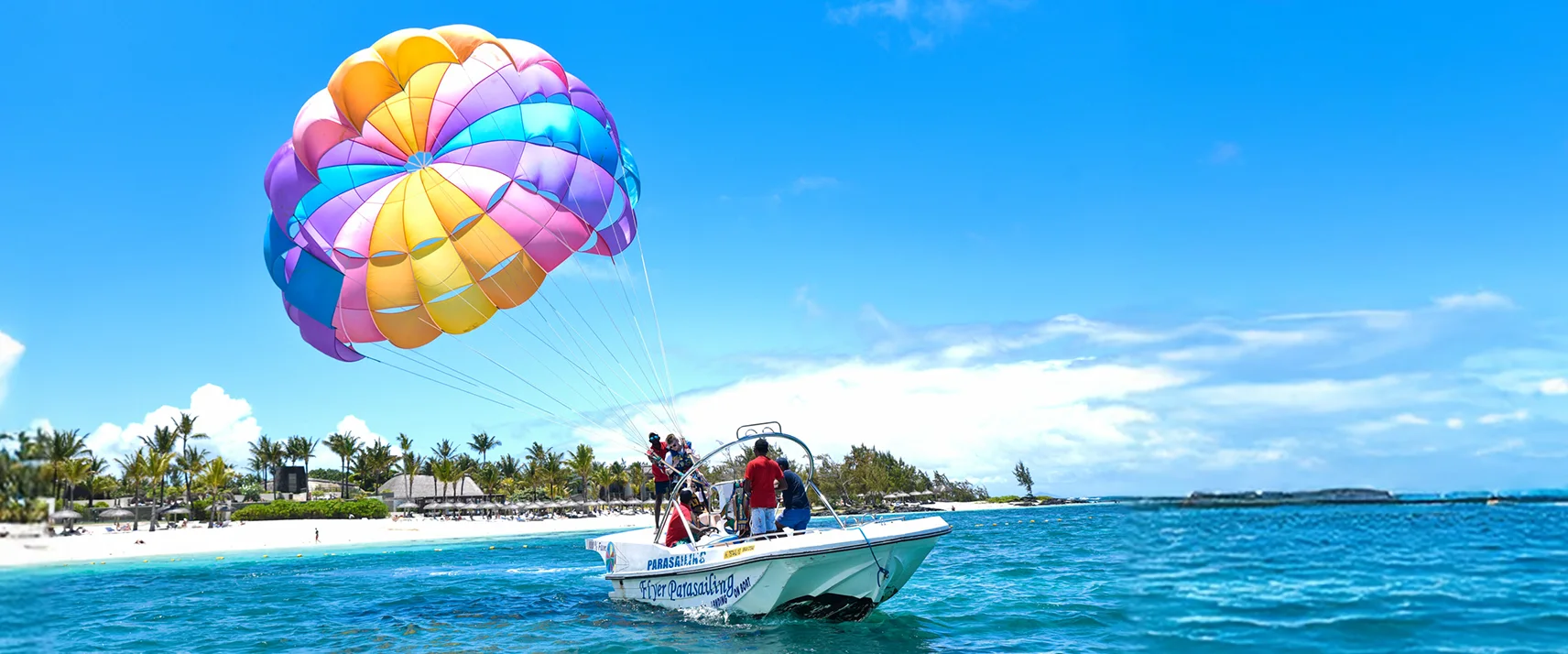 Parasailing in Mauritius