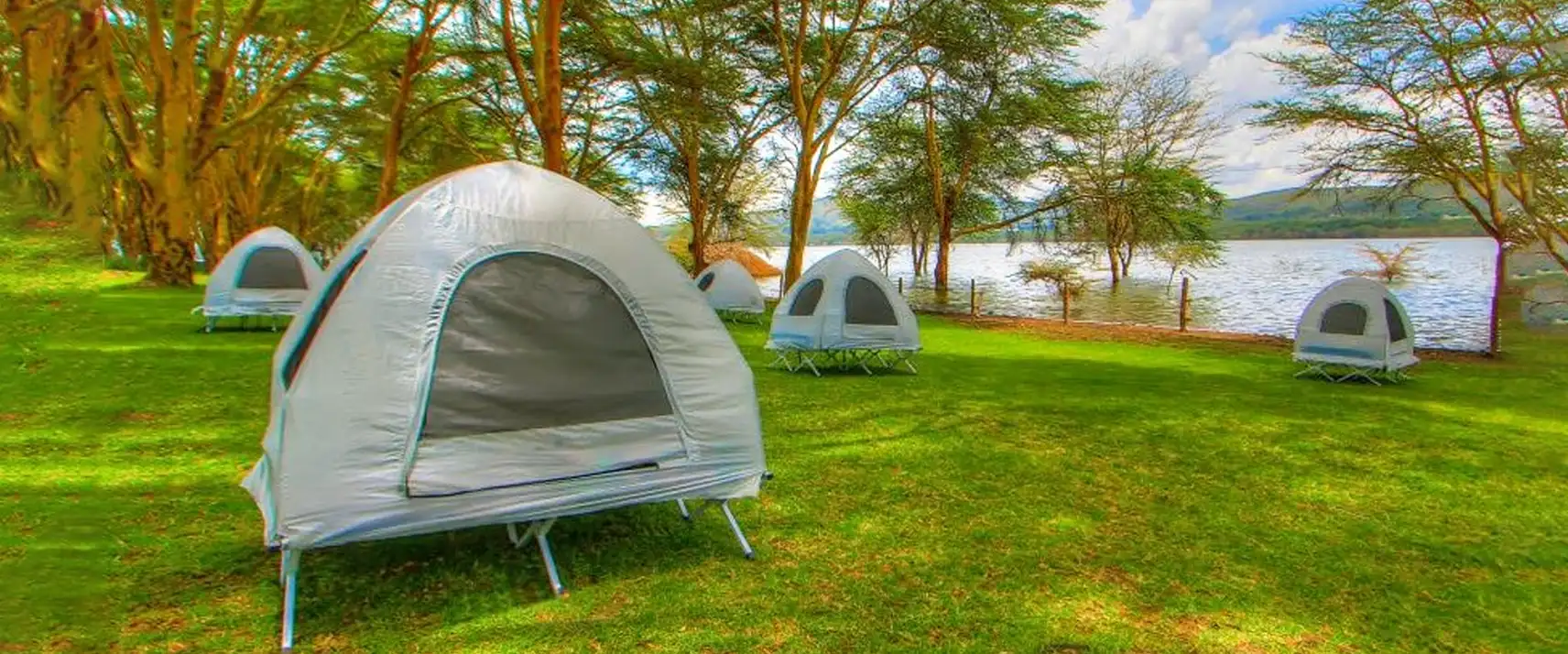 Camping at Lake Nakuru