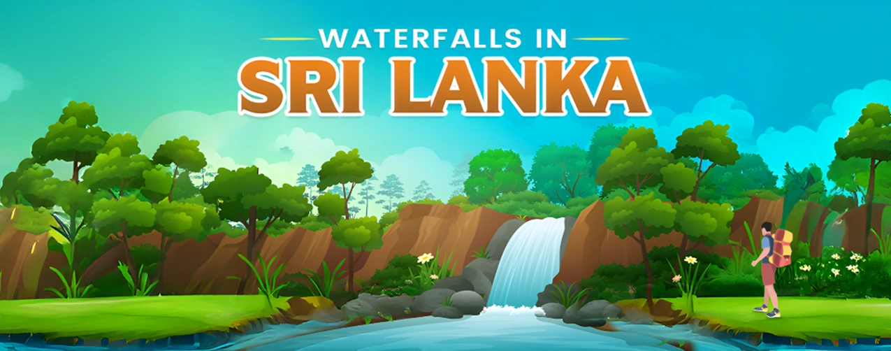 Waterfalls in Sri Lanka